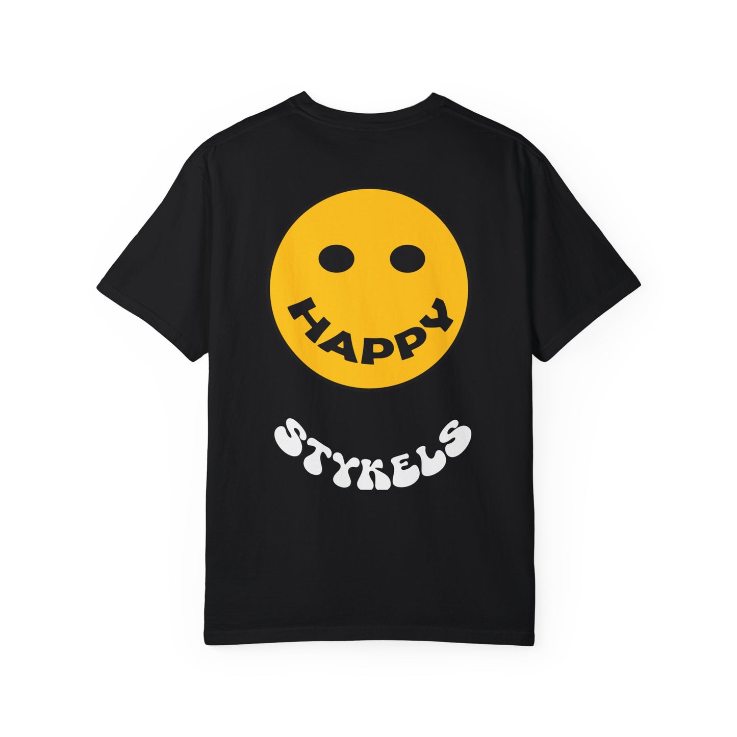 Camiseta unissex com design feliz