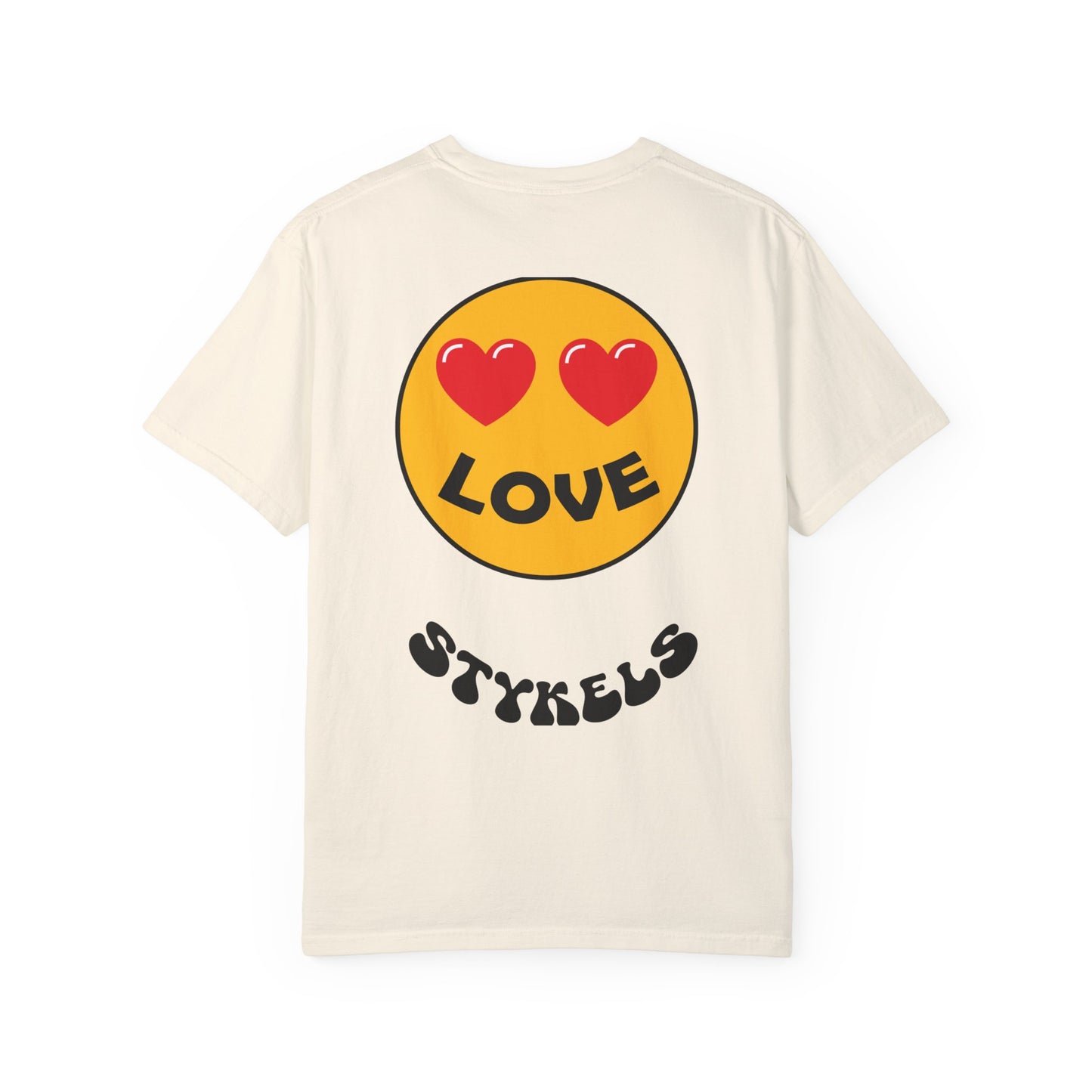 Design de amor de camiseta unissex
