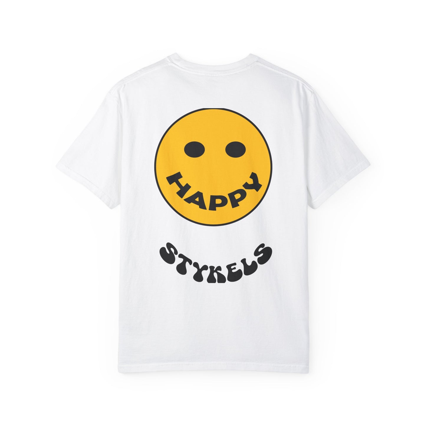 Camiseta unissex com design feliz